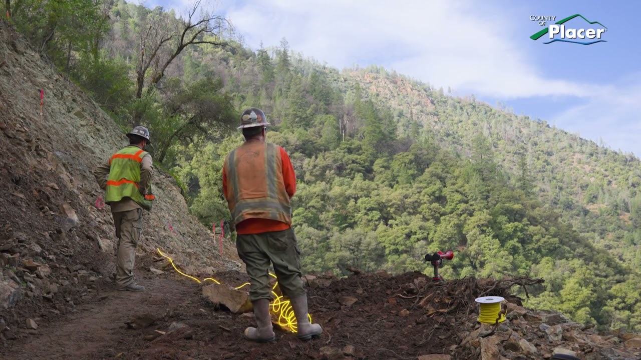 Controlled Blasting At Yankee Jims Bridge Replacement Project V2 (1080p)