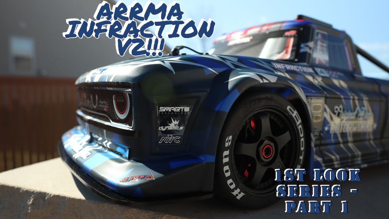 Arrma Infraction V2 6S BLX: первый взгляд, распаковка!!!