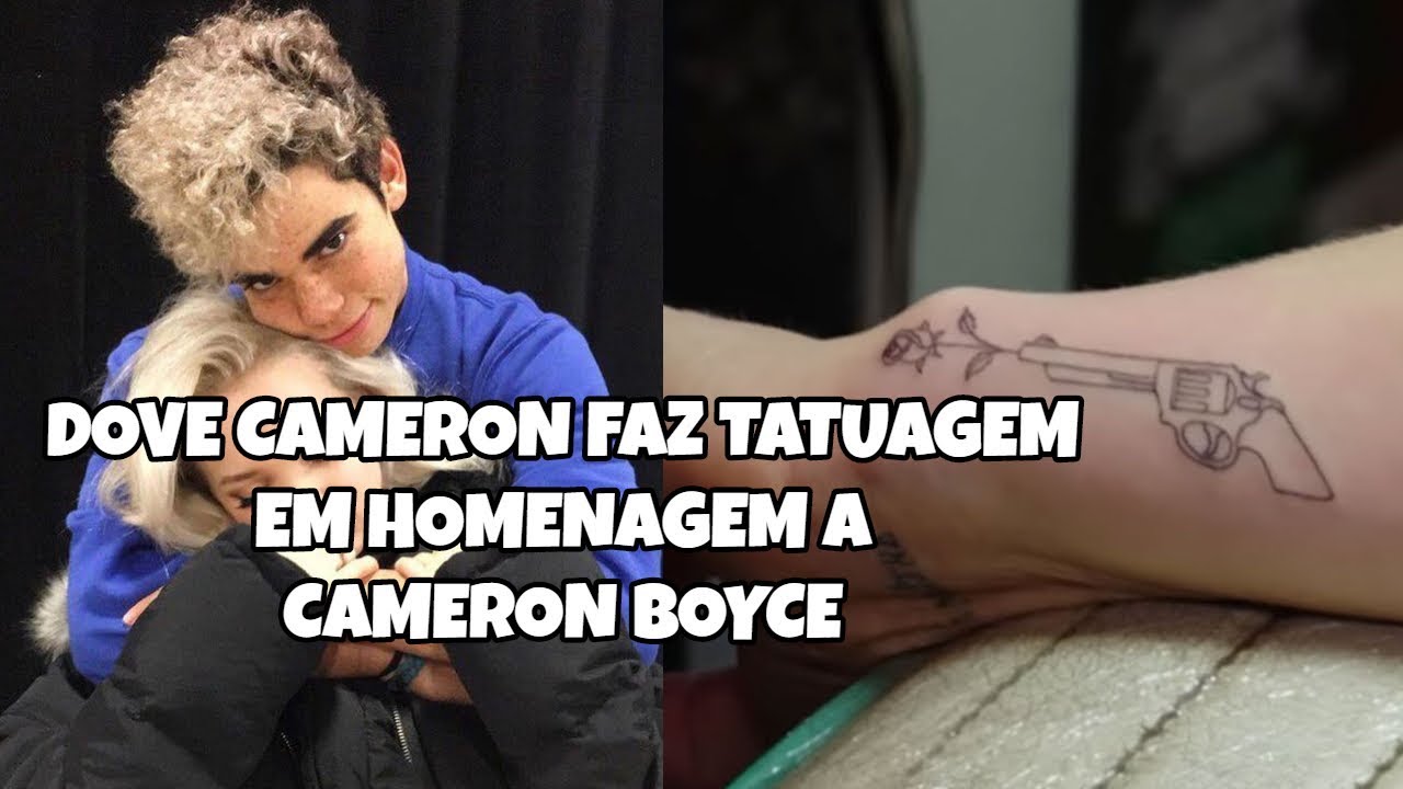 Cameron Boyce! Dove Cameron faz tatuagem em homenagem ao amigo!