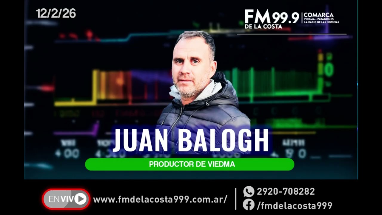 Juan Balogh - FM DE LA COSTA 99.9- 12/2/26