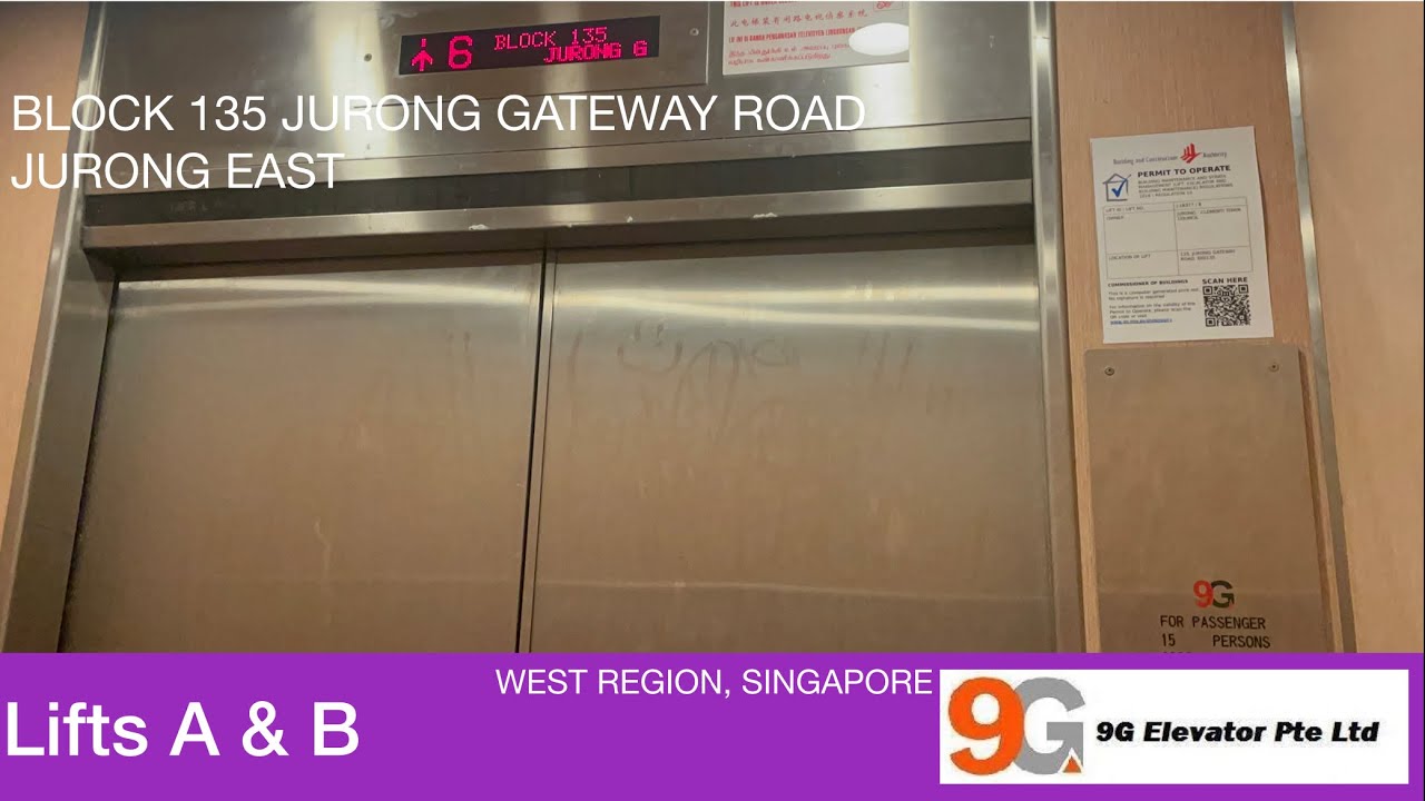 HDB Block 135 Jurong Gateway (Jurong East) || 9G Elevator (Lifts A & B)