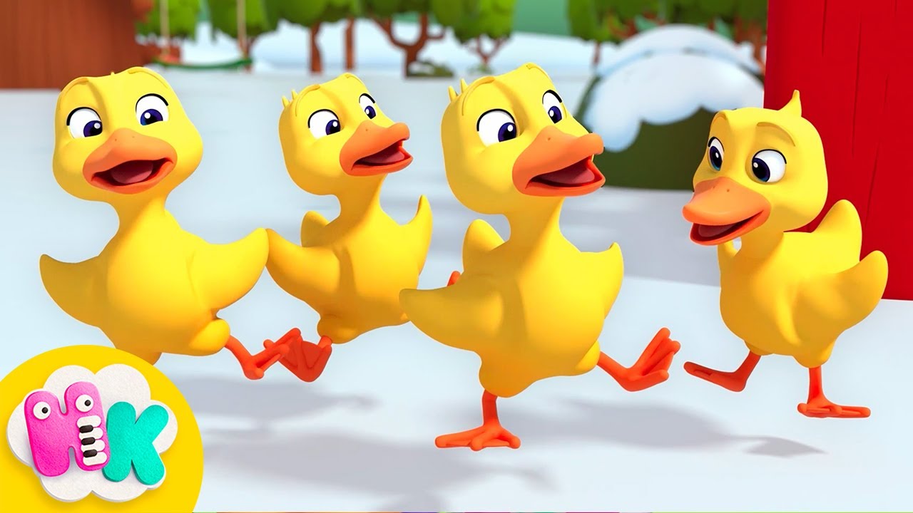 Rățuștele 🦆 C&acirc;ntec pentru copii de grădiniţa - HeyKids
