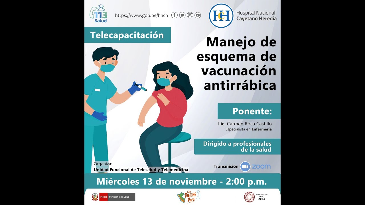Manejo de esquema de vacunación antirrábica