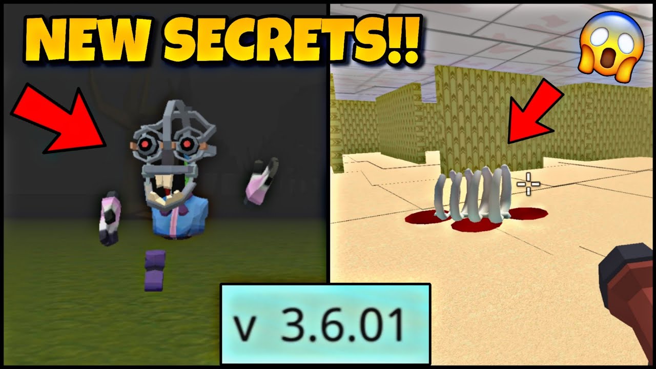 😱 NEW SECRETS/GLITCHES IN CHICKEN GUN AND ESCAPING BACKROOMS!!