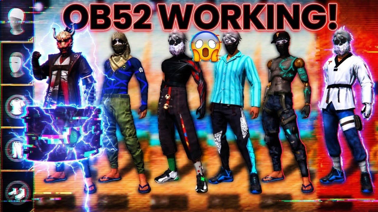 OB52 Skin Tool 100% Working Antiban 💀 Free Fire Max Glitch File Today!