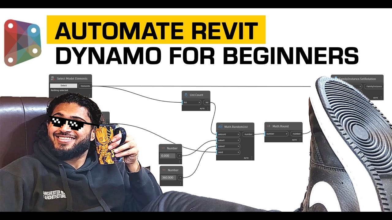 Dynamo For Beginners! Introduction to Dynamo in Revit - Episode 001