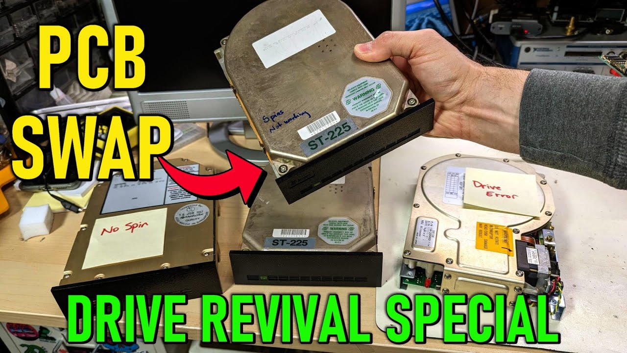 Let's try to revive some MFM hard drives!