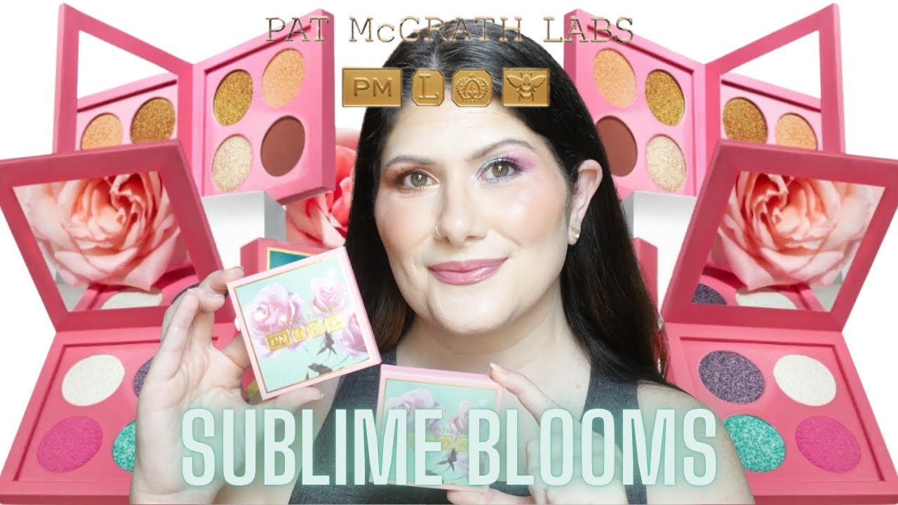 PAT MCGRATH SUBLIME BLOOMS EYESHADOW QUADS | NIRVANA NECTAR & OPALESCENT ORCHID