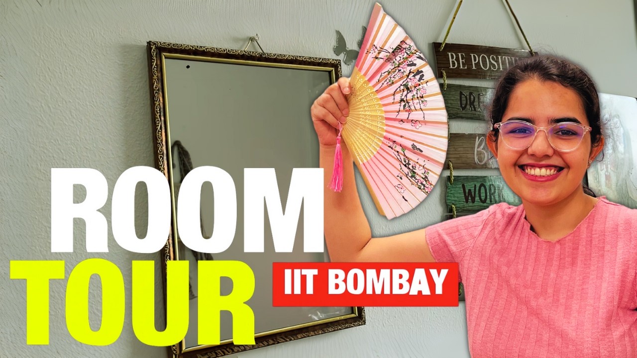 IIT Bombay Girls HOSTEL ROOM TOUR 😍😍