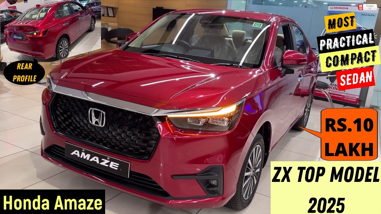 Honda Amaze ZX 2025 Top Model