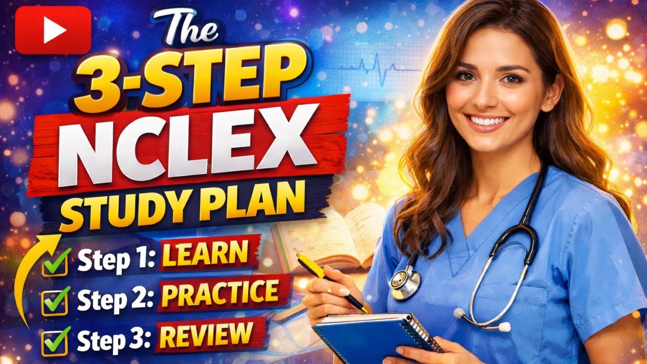 How to prepare NCLEX EXAM ,RN exam, I Passed NCLEX in 30 Days Using This 3-Step Plan