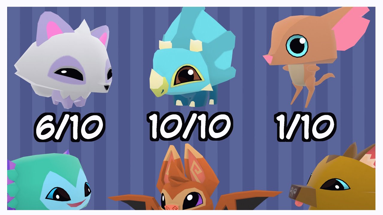 Рейтинг ВСЕХ питомцев Animal Jam
