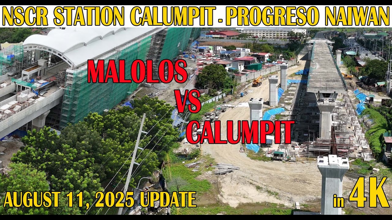 PNR NSCR - CALUMPIT TRAIN STATION UPDATE