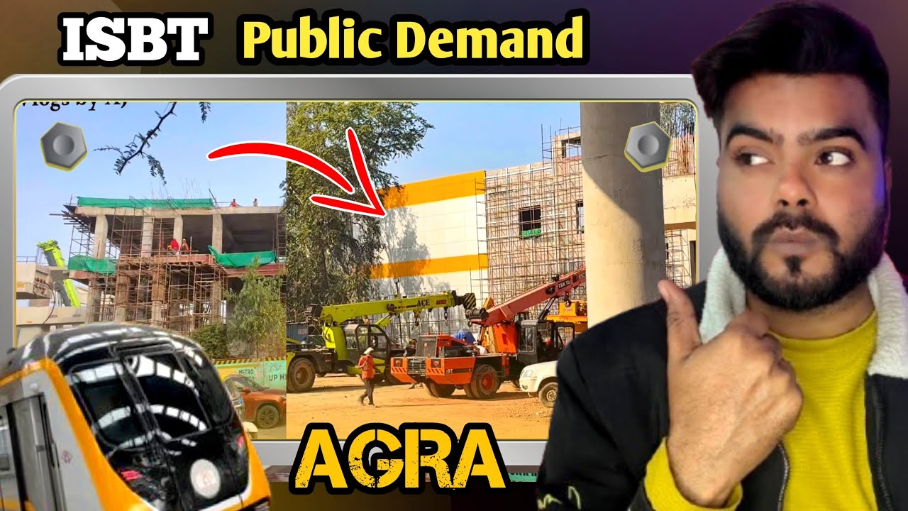 Agra Metro #54 Rambagh and ISBT Stations #ghumakkad_agra