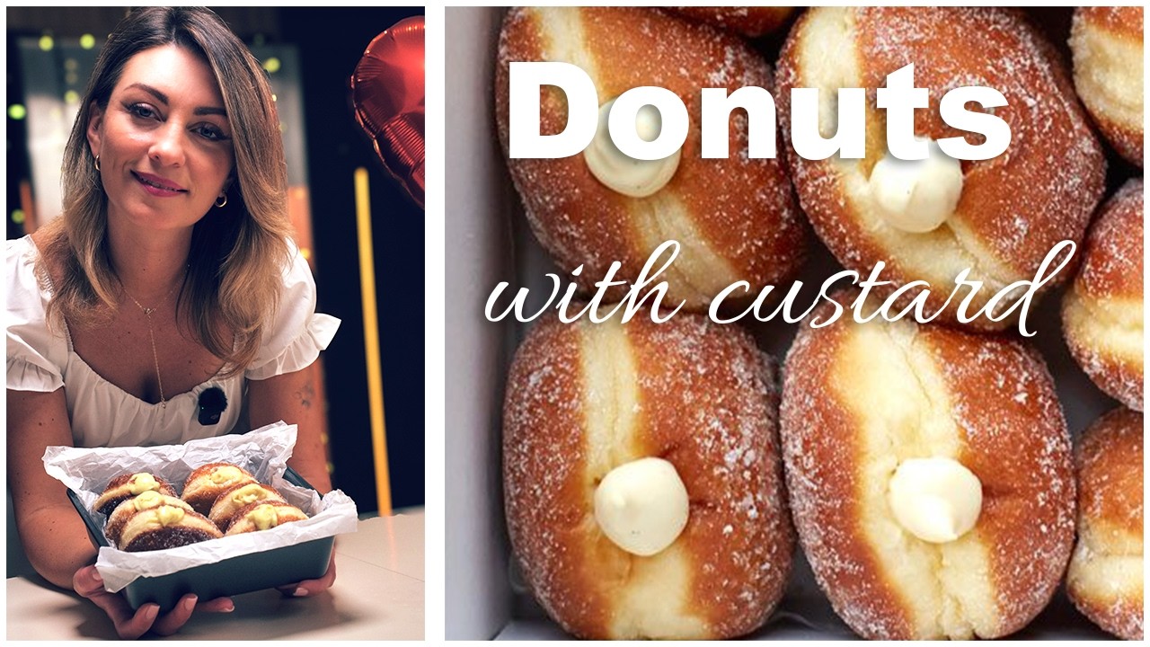 Perfect Custard Donuts From Scratch (Step by Step)