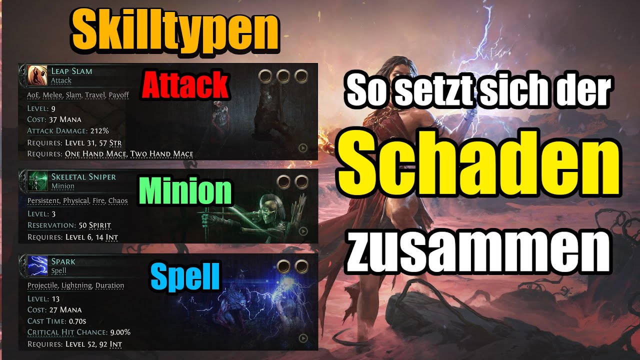 PoE 2 Basics | Attacks, Spells & Minions | So bekommst du Schaden!