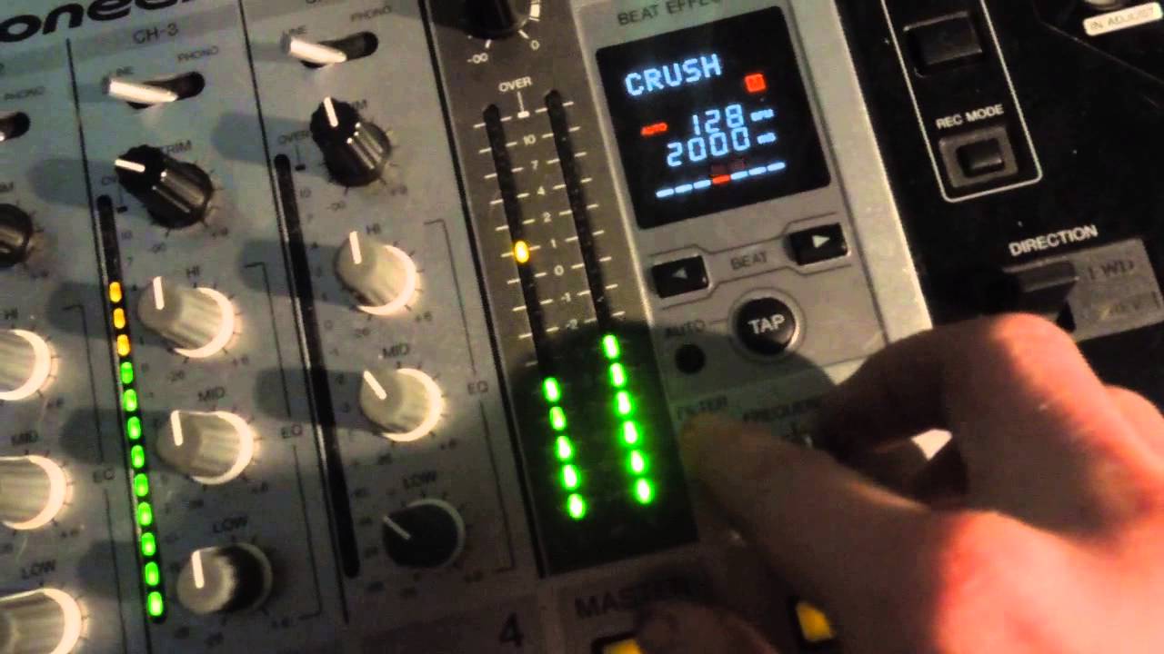Hidden Effect on Pioneer DJM700