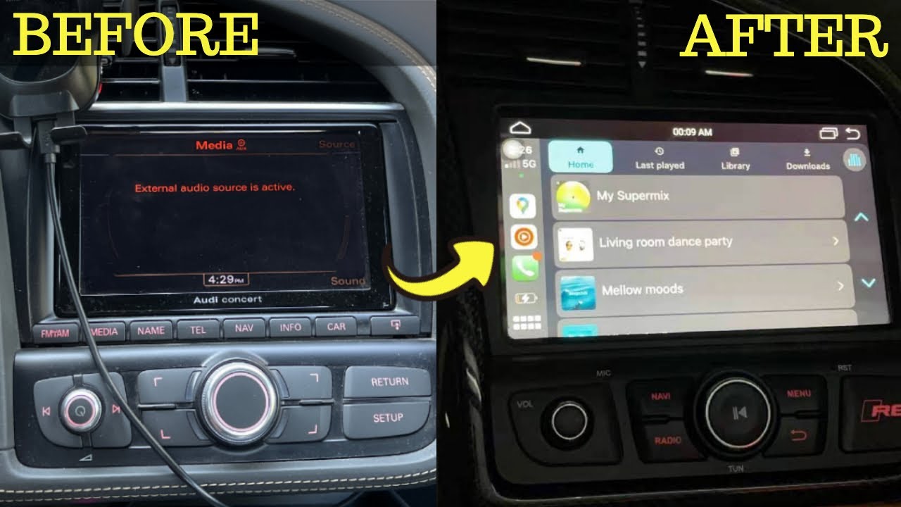 AUDI R8 INFOTAINMENT UPGRADE: WIRELESS CARPLAY!