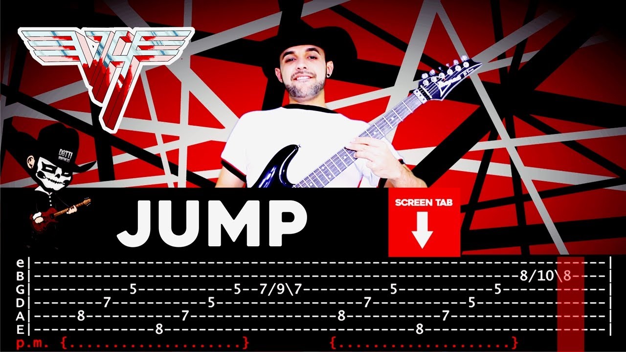 【VAN HALEN】[ Jump ] cover by Masuka | LESSON | GUITAR TAB