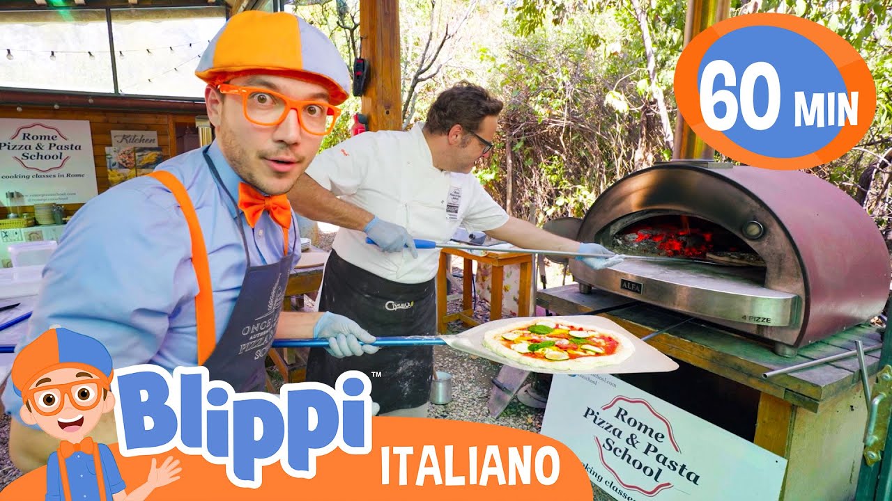Il forno per pizza di Blippi | Blippi in Italiano | Video educativi per bambini