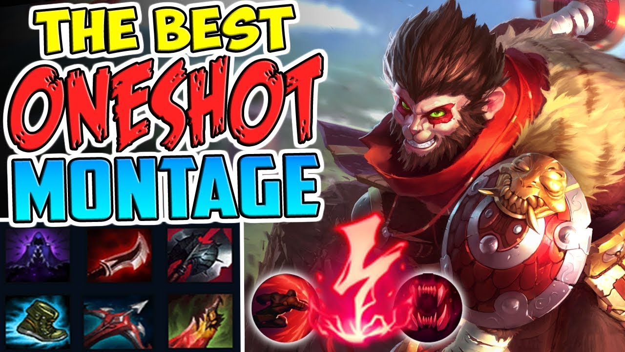 THE BEST SEASON 8 ONE SHOT WUKONG MONTAGE | LETHALITY NEW RUNES WUKONG SEASON 8 ONE SHOT BUILD