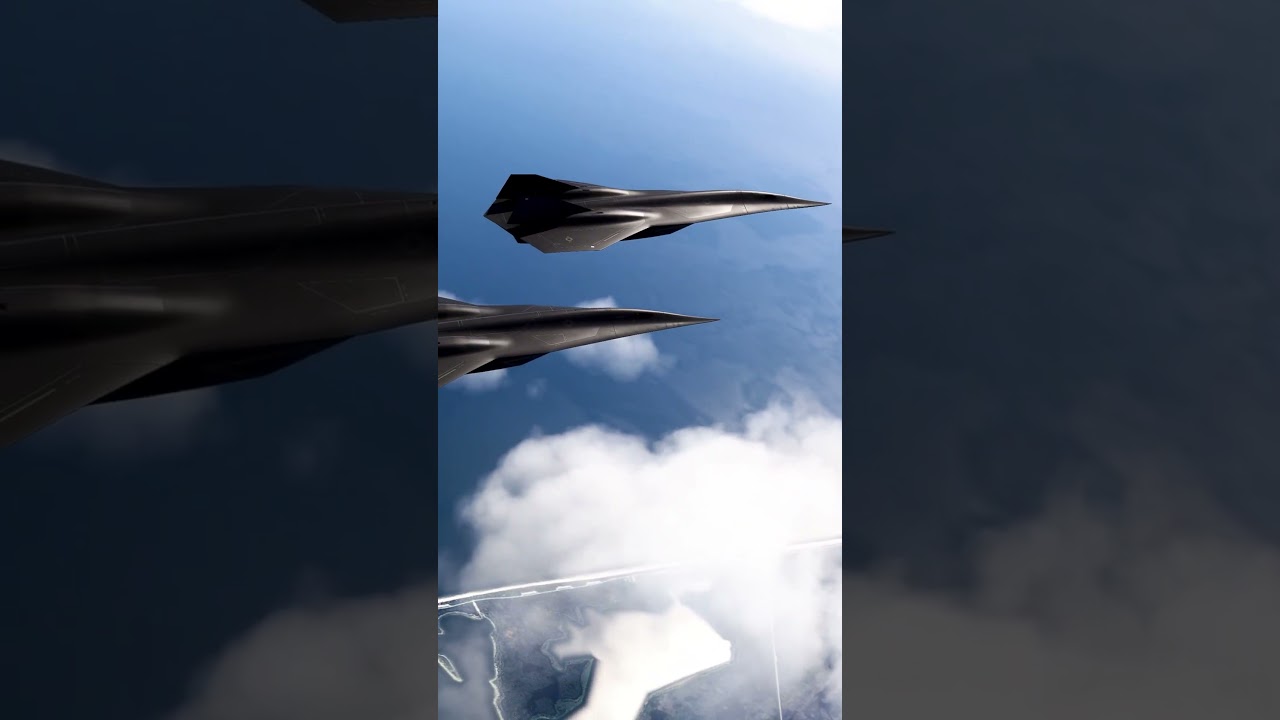 A pair SR-72 Darkstars overwatch a SpaceX launch in Florida.
