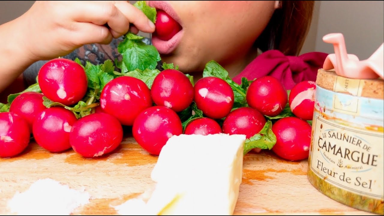 ASMR *EXTREME* Crunchy Radishes & Butter 먹방 *No Talking* Eating Sounds