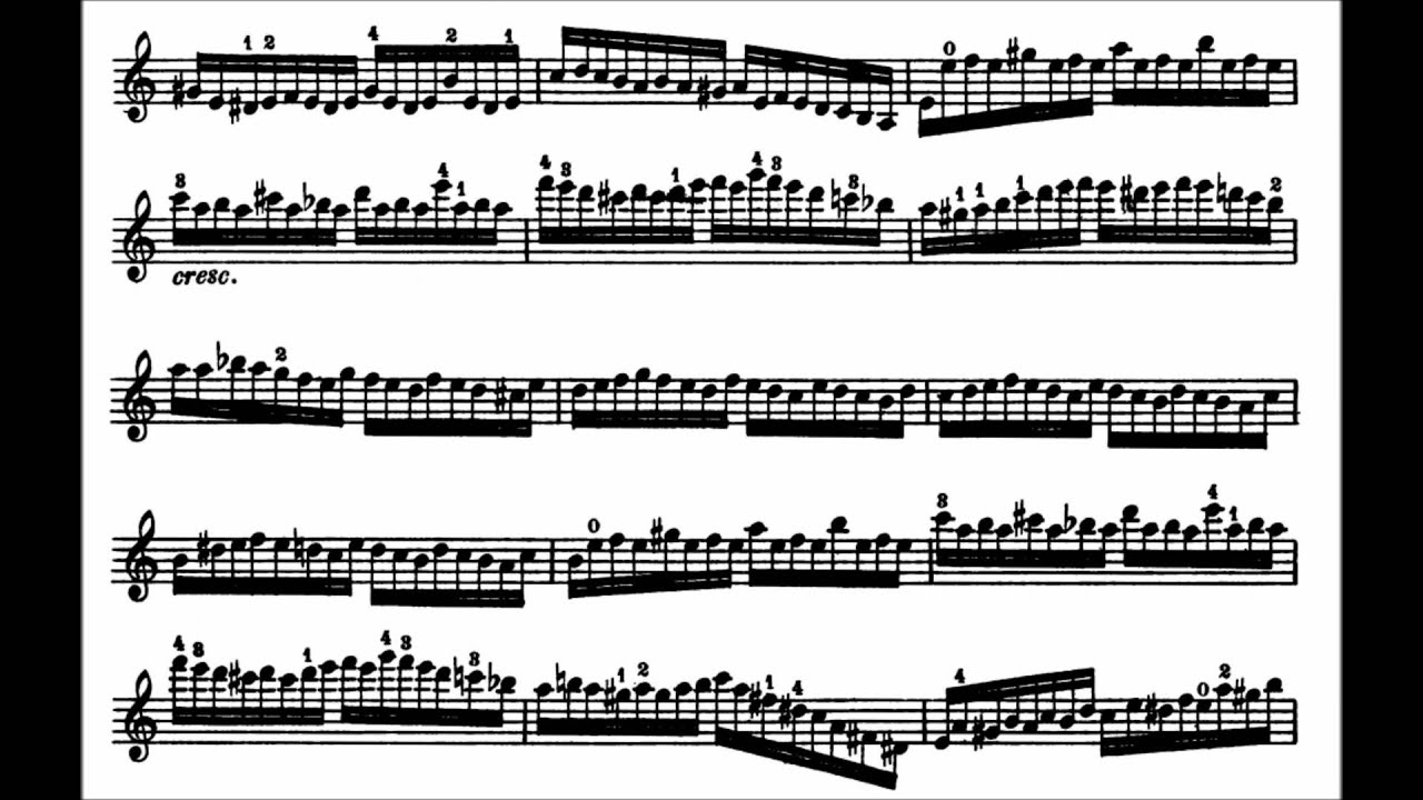Paganini, Niccol&ograve; Moto Perpetuo op.11 solo violin (+piano)