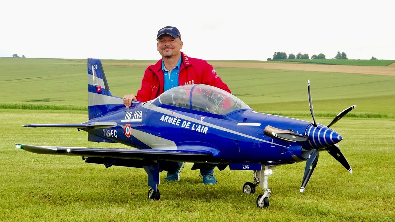 AMAZING PILATUS PC-21 SCALE 1:4 MODEL TURBINE TURBOPROP JET | Model Flight Demonstration !!