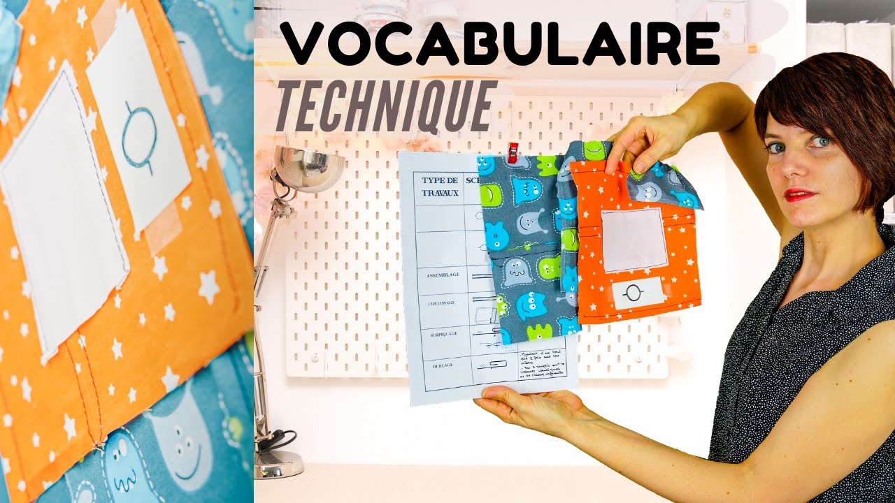 LE VOCABULAIRE TECHNIQUE EN COUTURE : Les 11 termes à connaître - Lexique Débutant  (tuto facile)