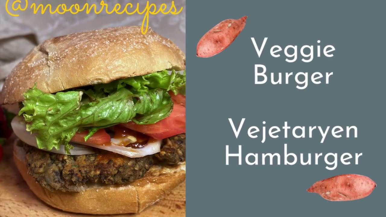 THE BEST VEGGIE BURGER! / EN LEZZETLi VE YAPIMI EN KOLAY VEJETARYEN HAMBURGER!