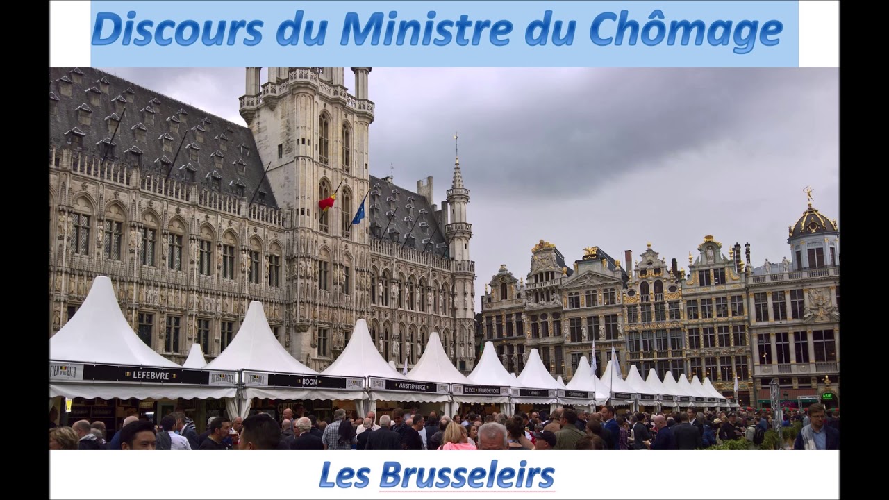 Discours du Ministre du Chômage - en Bruxellois