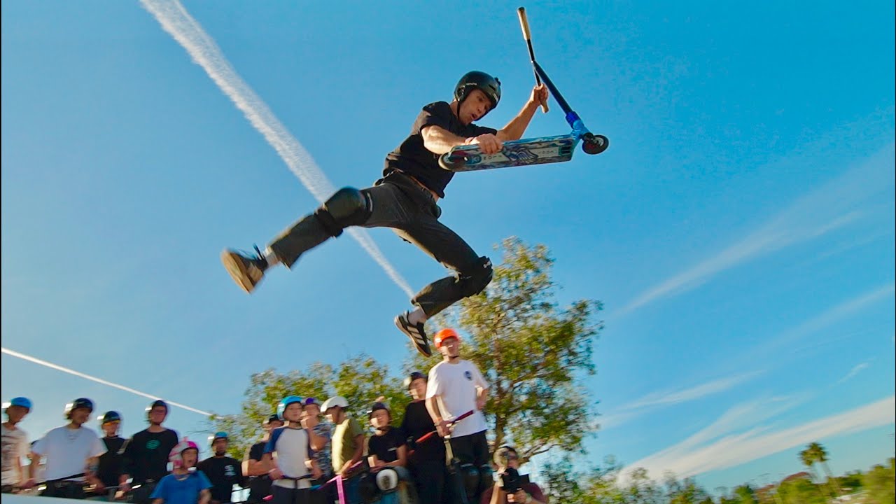 Most WORLD'S FIRST Scooter Tricks in One Day!