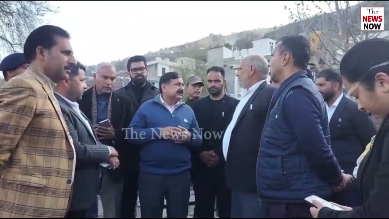 Mendhar | Poonch: DDC Ashok Kumar Sharma reviews ongoing development works during a public court.