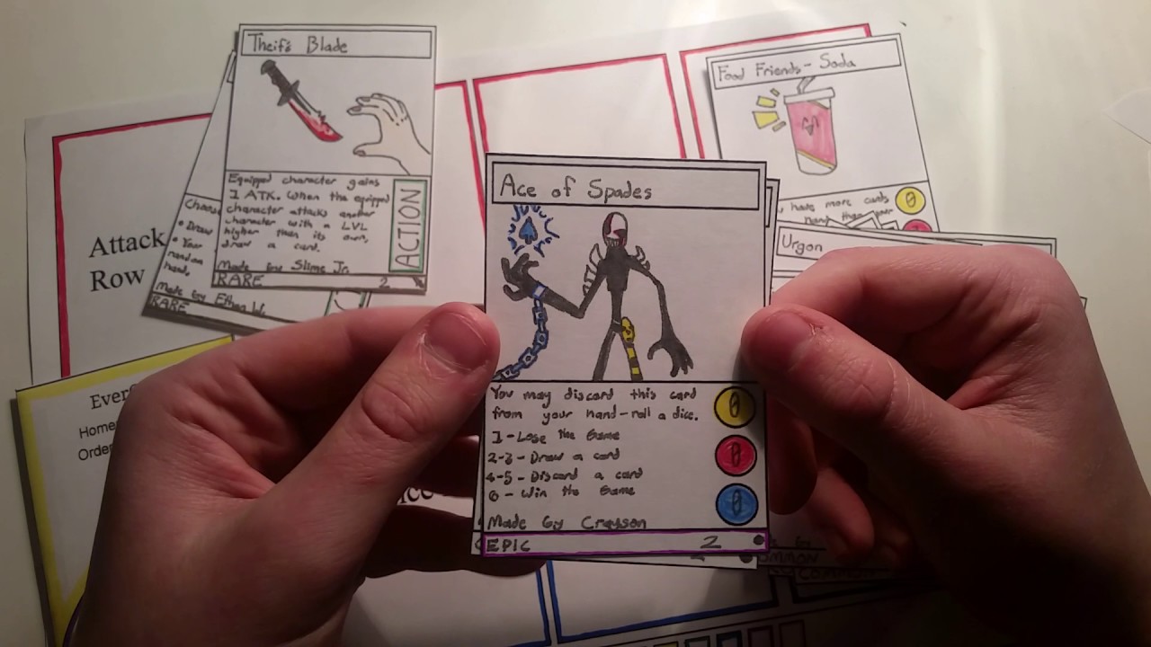 HOMEMADE TCG PACK OPENING! SET 2! (Evercry TCG, 4 packs)