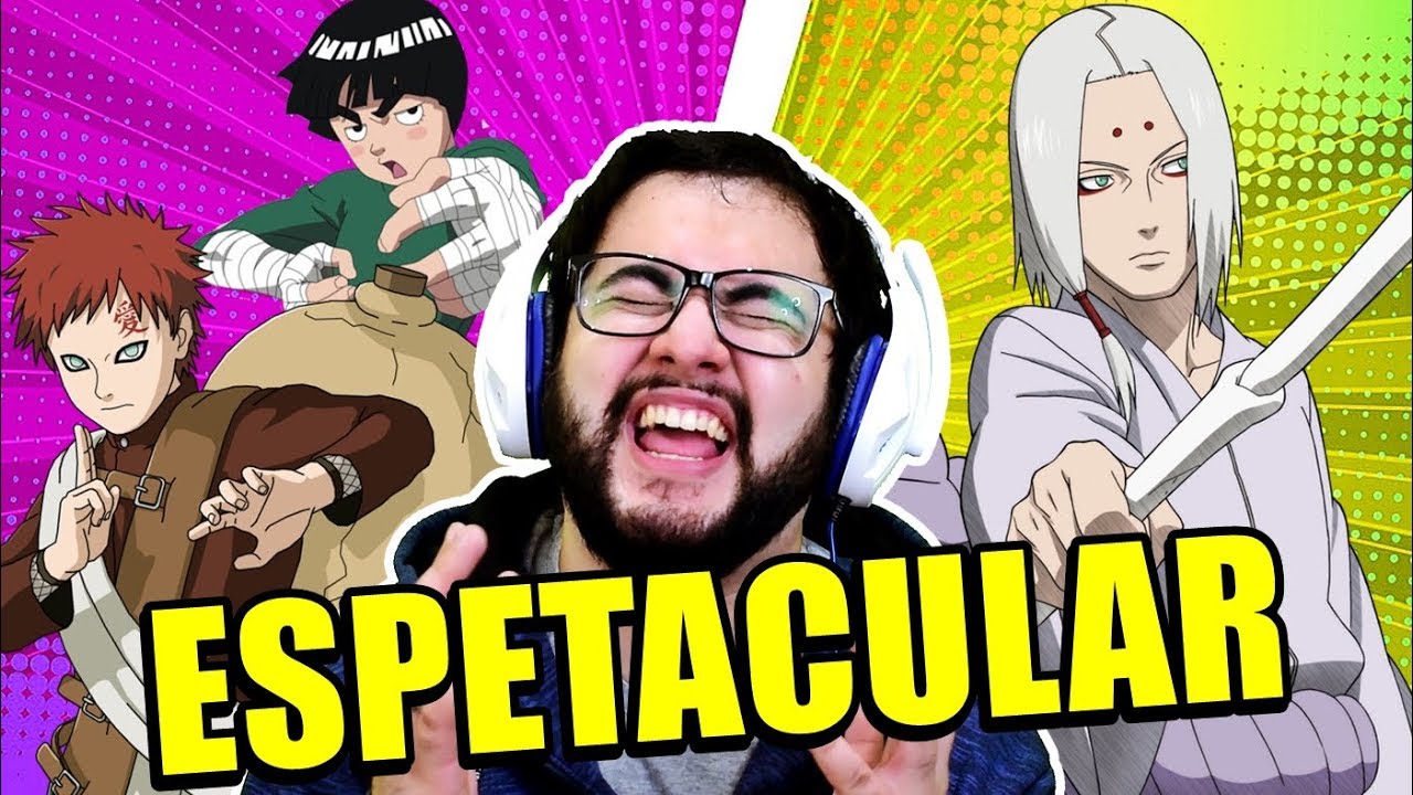 LUTA ROCK LEE & GAARA VS KIMIMARO (REACT | NARUTO CLÁSSICO)
