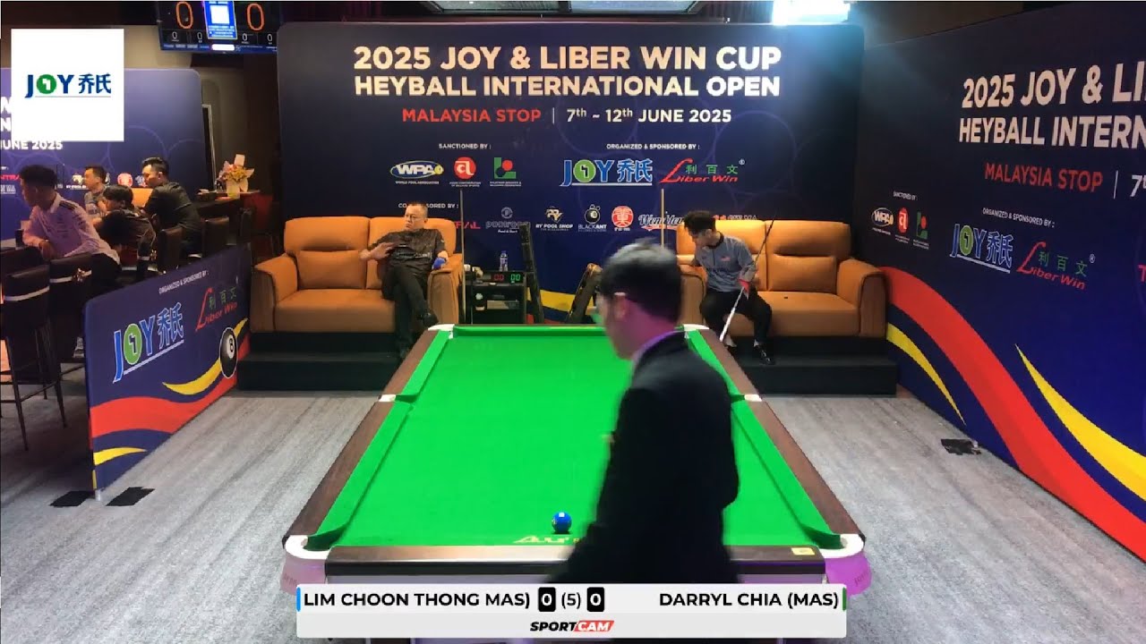 Lim Choon Thong 🆚️ Darryl Chia | 2025 JOY Heyball International Open Malaysia Stop