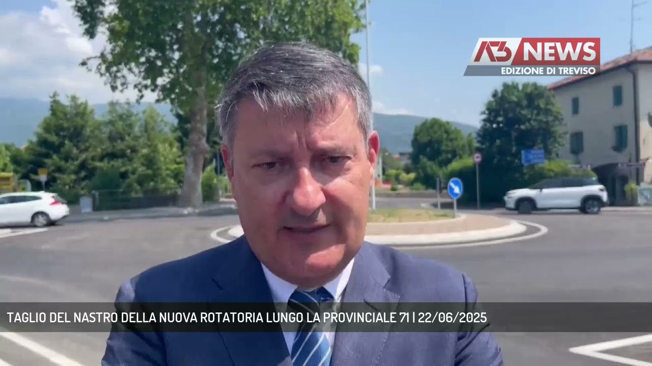 TAGLIO DEL NASTRO DELLA NUOVA ROTATORIA LUNGO LA PROVINCIALE 71 | 22/06/2025