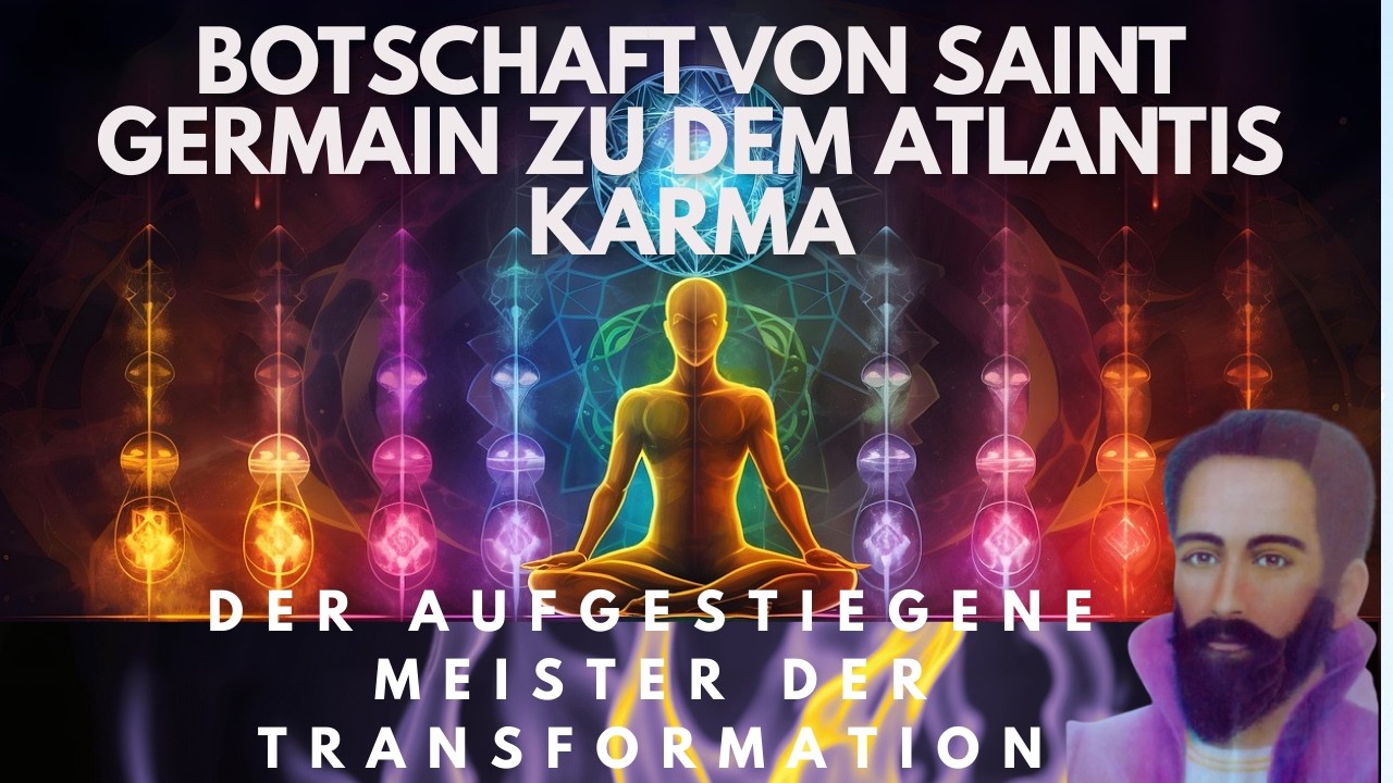 Eine wichtige Botschaft von Saint Germain für ein Karma das sich jetzt zeigt