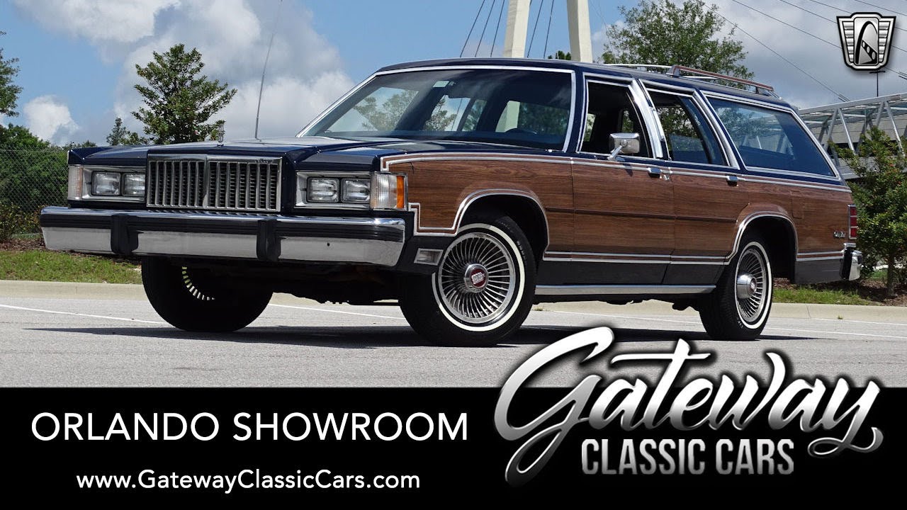 1987 Mercury Grand Marquis Colony Park LS Station Wagon For Sale Gateway Classic Cars Orlando #1672