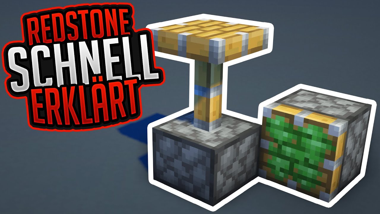 Piston (Kolben) Einfach Erklärt! (Tutorial) ✨ Redstone Schnell Erklärt #04 ✨ ErikOnHisPeriod