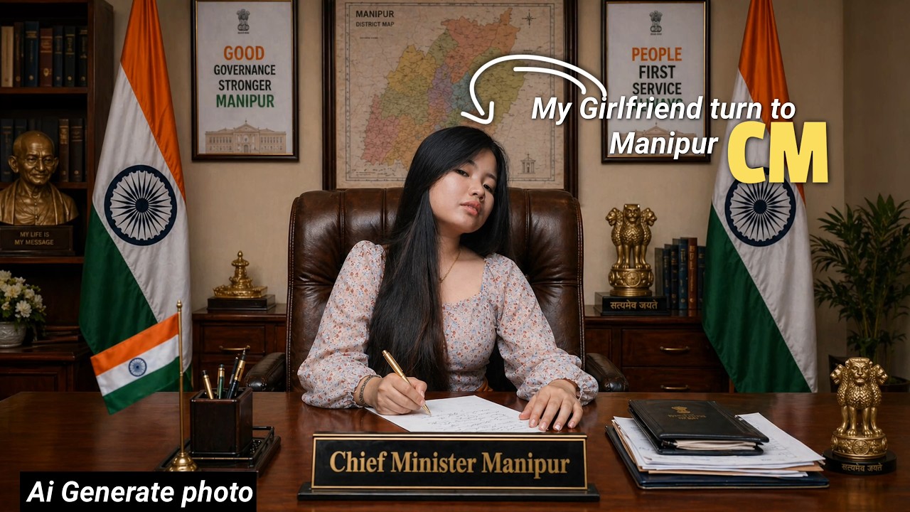 Chief minister Ai Photo edit 😆 || Ai photo edit Shorts tutorial Manipuri 
