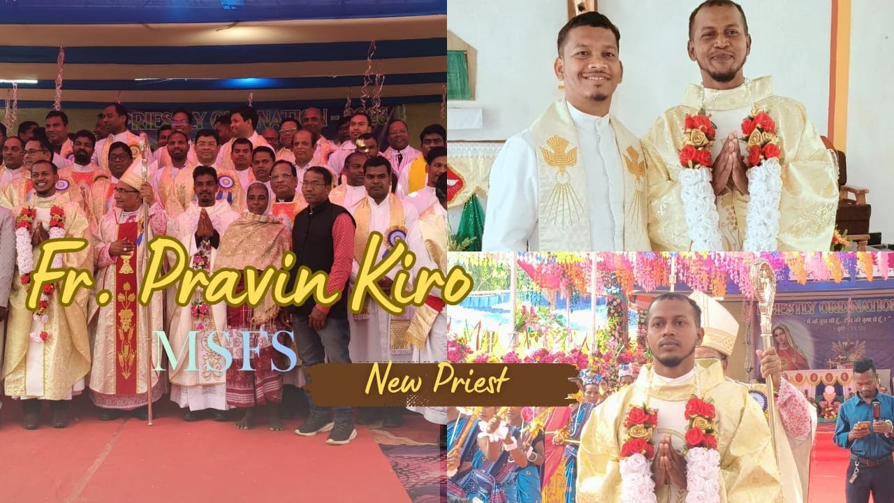 Fr. Prabin Kiro MSFS, Naya Purohit#ordination,#priestlyordination,#sadri songs, Kiralaga Parish,