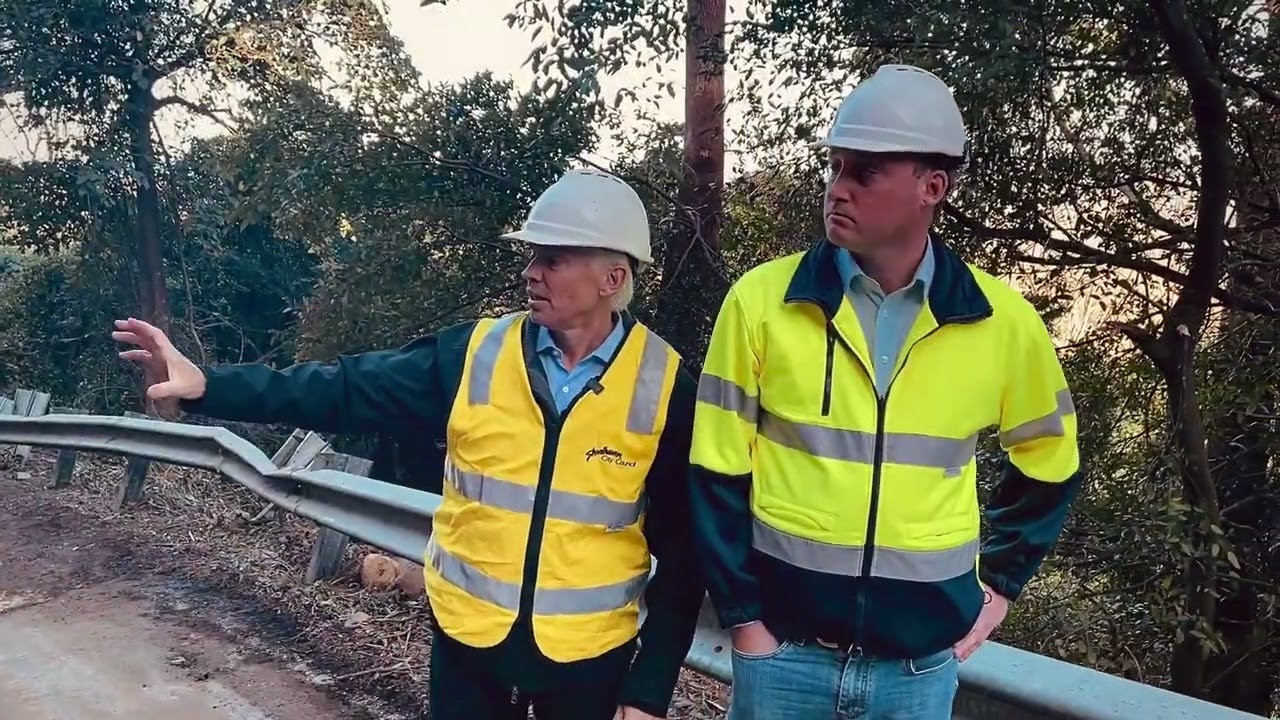 Shoalhaven City Council Woodhill Mountain Road Landslip