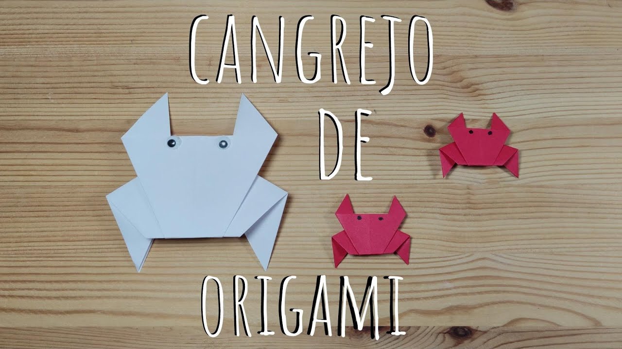 CANGREJO DE ORIGAMI