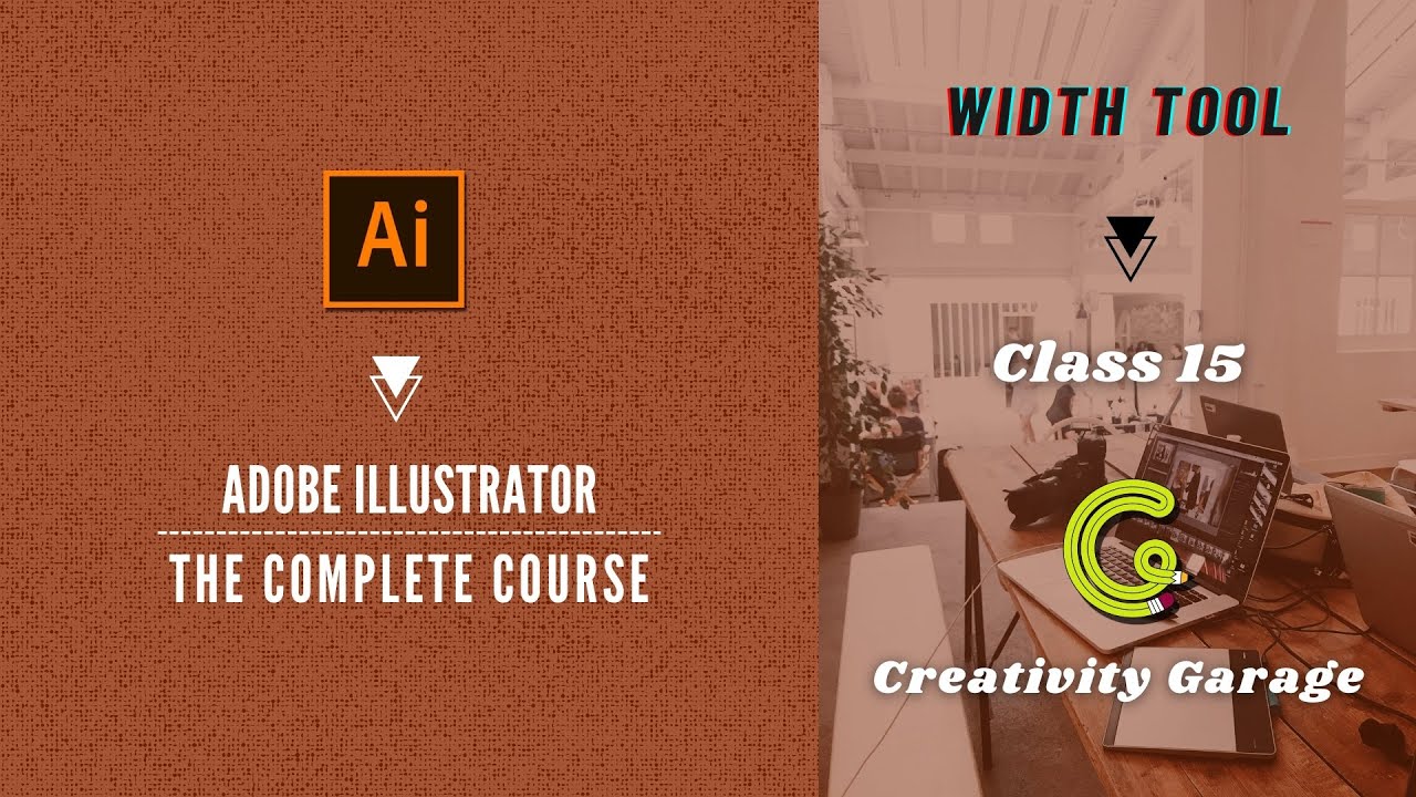 Adobe Illustrator Course - Class 15 (Width Tool)