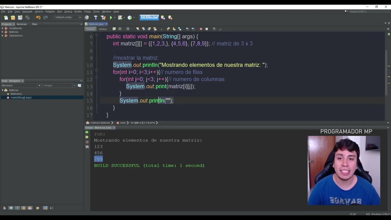 ¡PROGRAMACIÓN EN JAVA DESDE CERO 2026! | MATRICES | Clase 69: Definición de matrices en Java