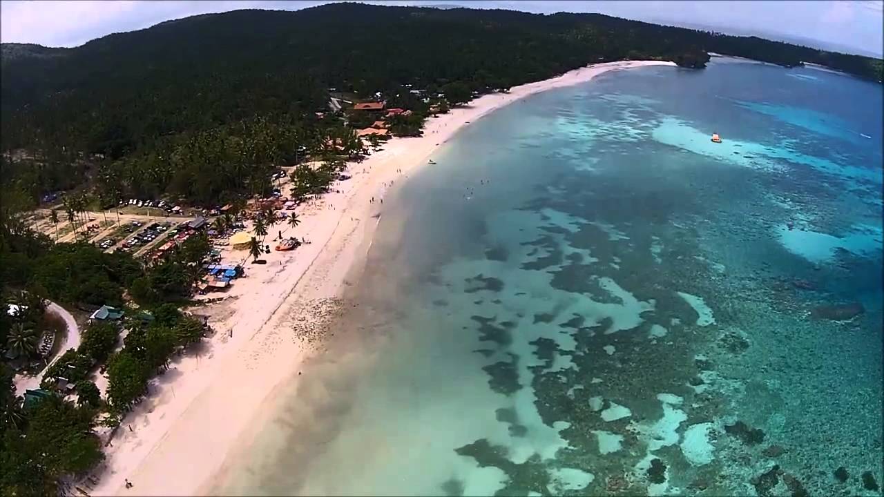 DJI Phantom 2 Vision flies over GUMASA Cove, Sarangani province, Philippines