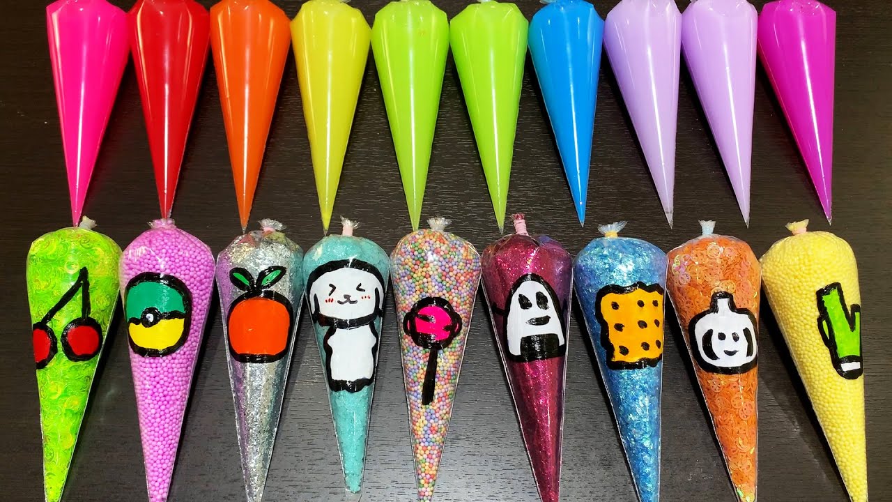MAKING FOAM SLIME WITH PIPING BAG VS BALLOON ! SATISFYING VIDEOS #6868