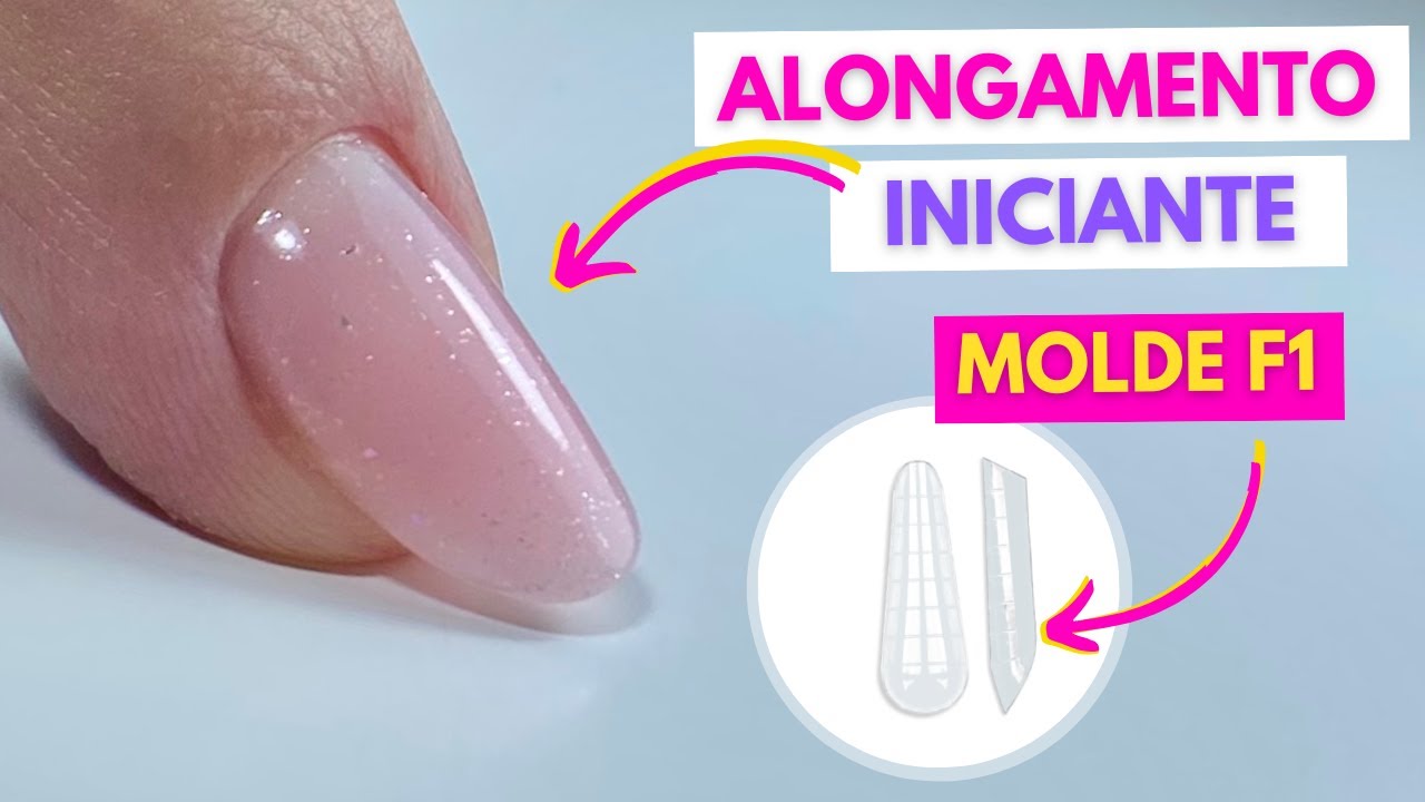 Unha de Gel no Molde F1 para Iniciante - Mundo Nails